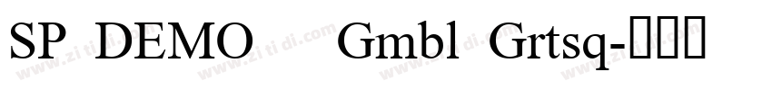 SP DEMO   Gmbl Grtsq字体转换